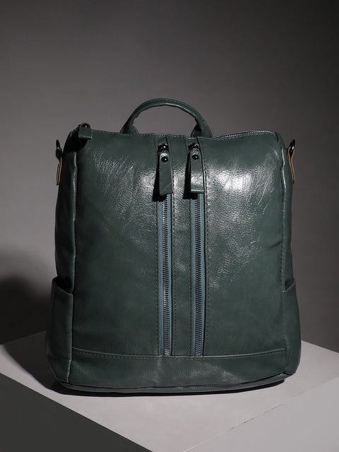 CAHOOT Men's The Zip-Front Broad Backpack - Sage Green