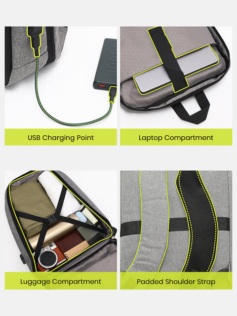 CAHOOT Men's The CityStride Backpack - Ash Grey