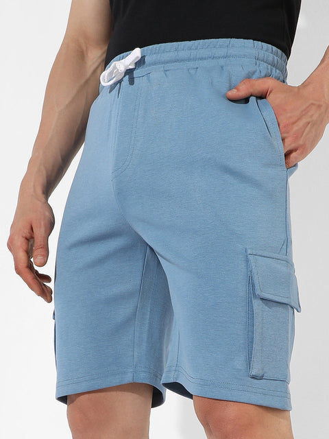 Hooked Solid Stylish Casual & Evening Shorts
