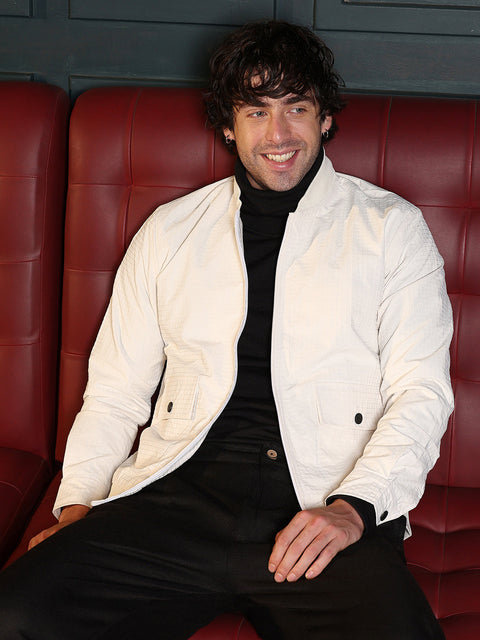 Just Be Zip-Front Knit Jacket