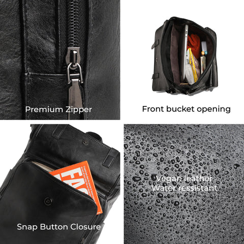 CAHOOT Men's The In-Transit Backpack - Carbon Black
