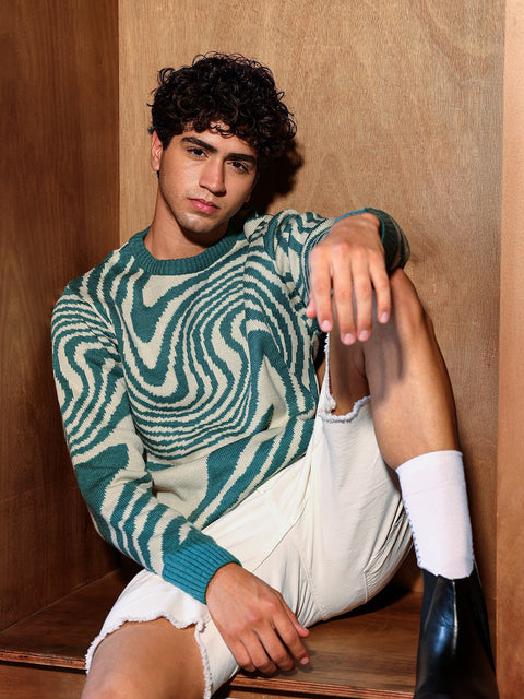 Just Be Fluid Pullover Sweater