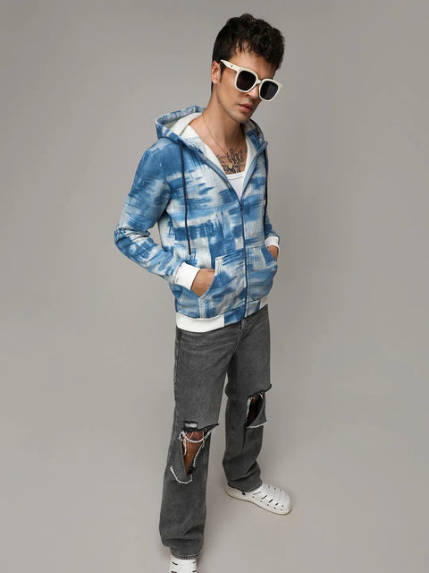 Just Be Abstract Strokes Hoodie