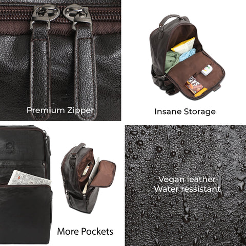 CAHOOT Men's The Metropolitan Backpack - Cocoa Brown