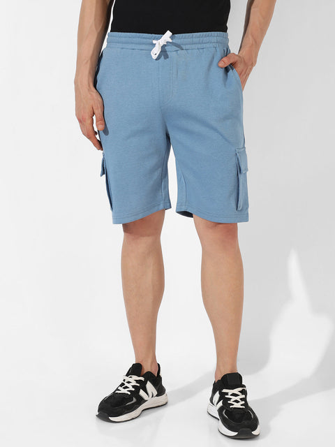 Hooked Solid Stylish Casual & Evening Shorts