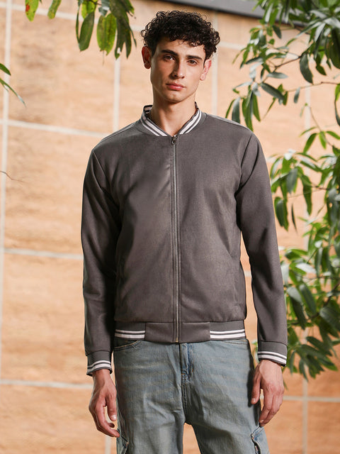 Behookd Zip-Front Baseball Jacket