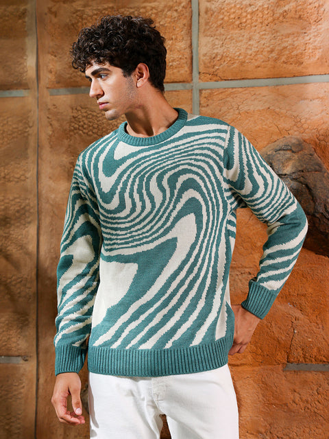 Just Be Fluid Pullover Sweater