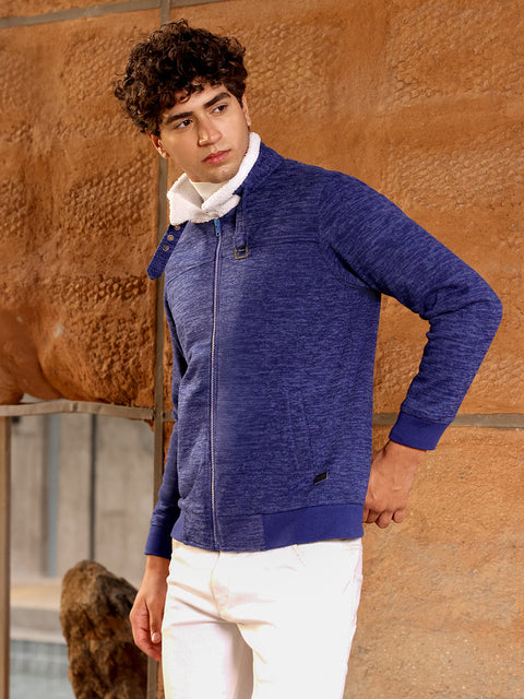 Chaos Heathered Jacket With Fleece Detail