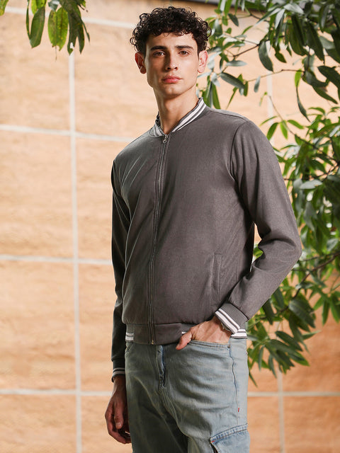 Behookd Zip-Front Baseball Jacket
