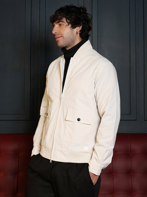 Just Be Zip-Front Knit Jacket