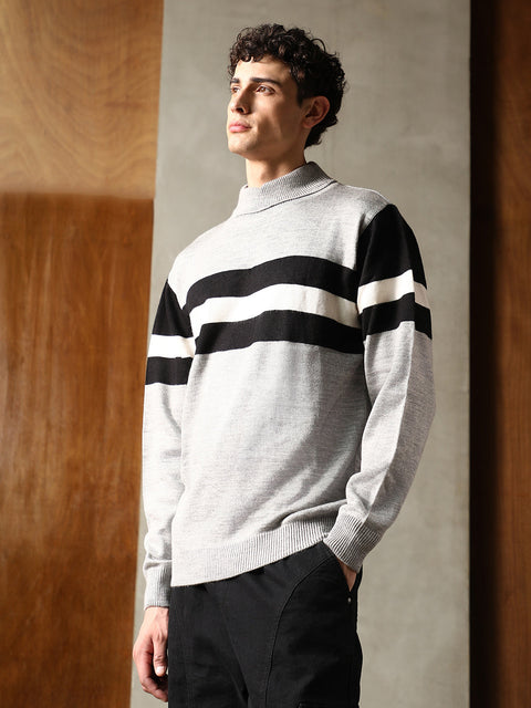Hooked Full Sleeve Turtle Neck Sweater