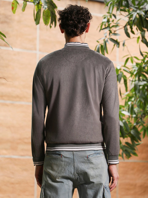 Behookd Zip-Front Baseball Jacket