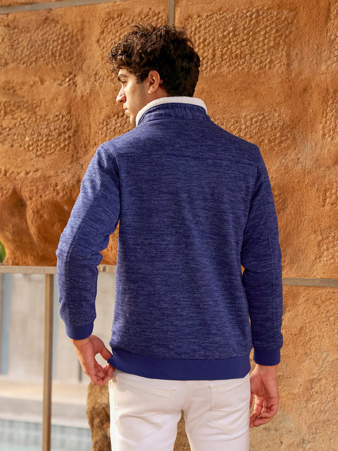 Chaos Heathered Jacket With Fleece Detail