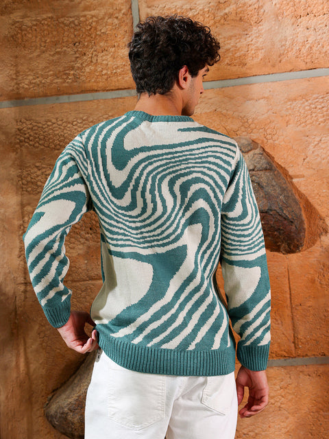 Just Be Fluid Pullover Sweater