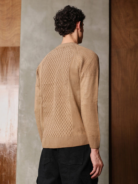 Hookd Hive-Knit Pullover Sweater