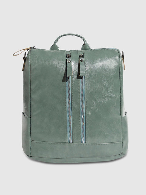 CAHOOT Men's The Zip-Front Broad Backpack - Sage Green