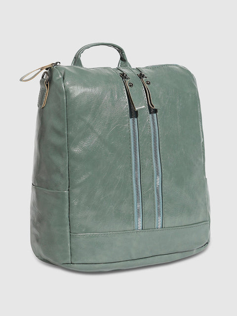 CAHOOT Men's The Zip-Front Broad Backpack - Sage Green