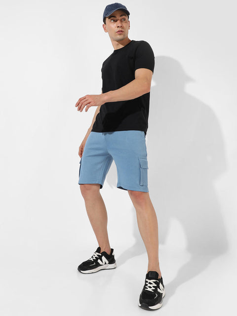 Hooked Solid Stylish Casual & Evening Shorts