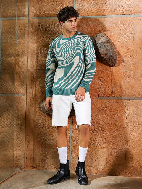 Just Be Fluid Pullover Sweater