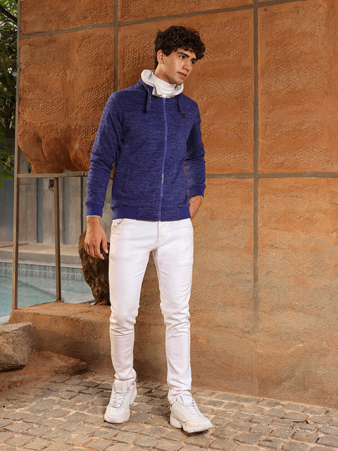 Chaos Heathered Jacket With Fleece Detail