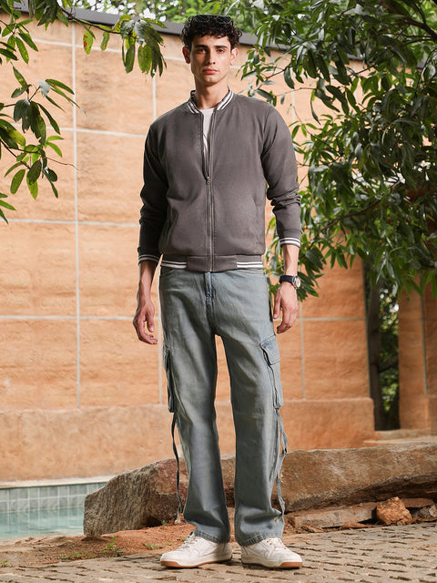 Behookd Zip-Front Baseball Jacket