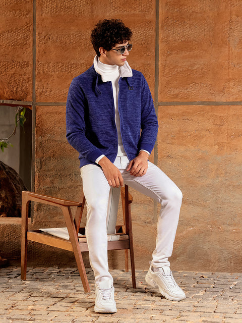 Chaos Heathered Jacket With Fleece Detail