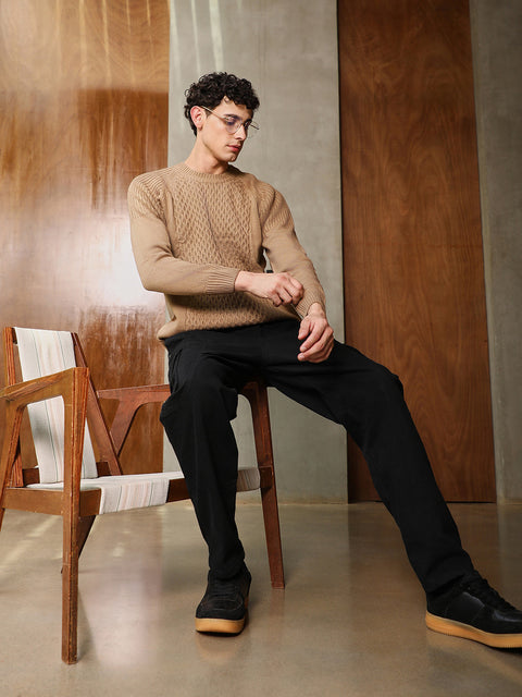 Chaos Hive-Knit Pullover Sweater