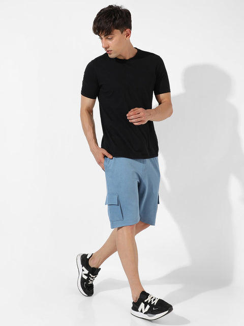 Hooked Solid Stylish Casual & Evening Shorts