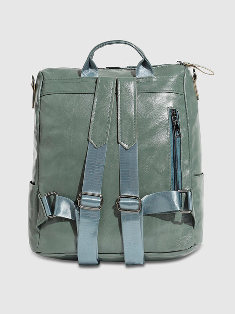 CAHOOT Men's The Zip-Front Broad Backpack - Sage Green