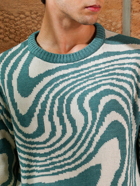 Just Be Fluid Pullover Sweater