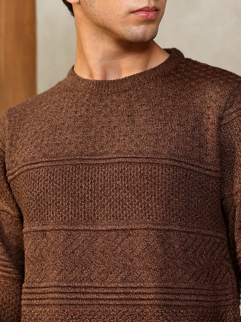 Hookd Textured-Knit Pullover Sweater