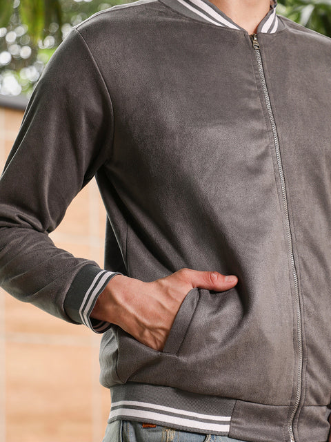 Behookd Zip-Front Baseball Jacket