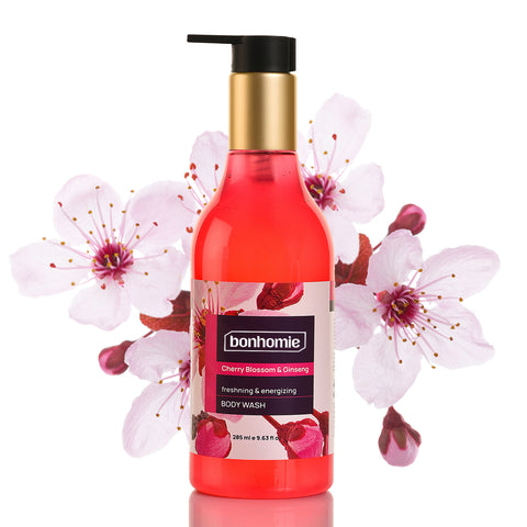 Bonhomie Cherry blossom and Ginseng body wash