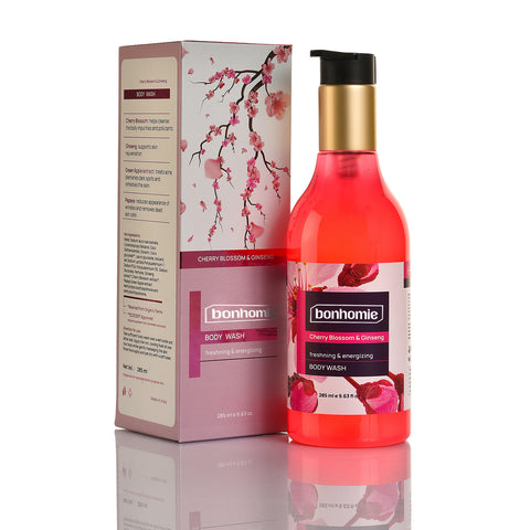 Bonhomie Cherry blossom and Ginseng body wash