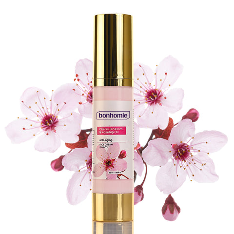 Bonhomie Cherry blossom and Rosehip oil Face cream (Night)