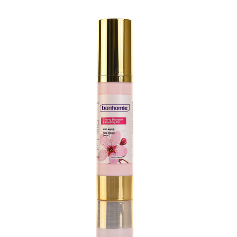 Bonhomie Cherry blossom and Rosehip oil Face cream (Night)