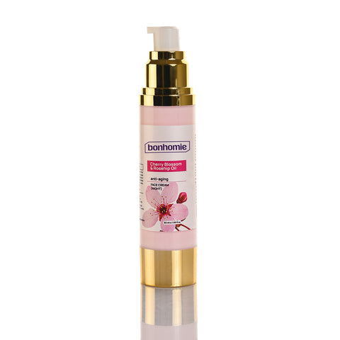 Bonhomie Cherry blossom and Rosehip oil Face cream (Night)