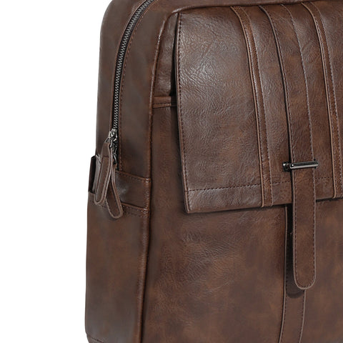 CAHOOT Men's The Enigma Backpack - Coffee Brown