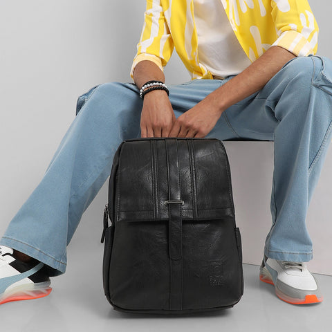 CAHOOT Men's The Enigma Backpack - Grease Black