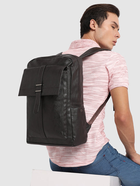 CAHOOT Men's The Pioneer Backpack - Chocolate Brown
