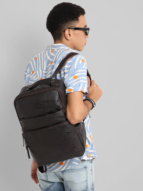 CAHOOT Men's The Metropolitan Backpack - Cocoa Brown