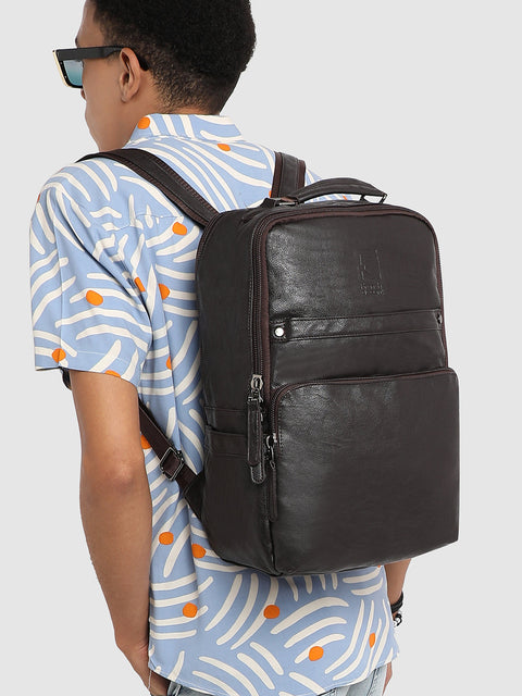 CAHOOT Men's The Metropolitan Backpack - Cocoa Brown