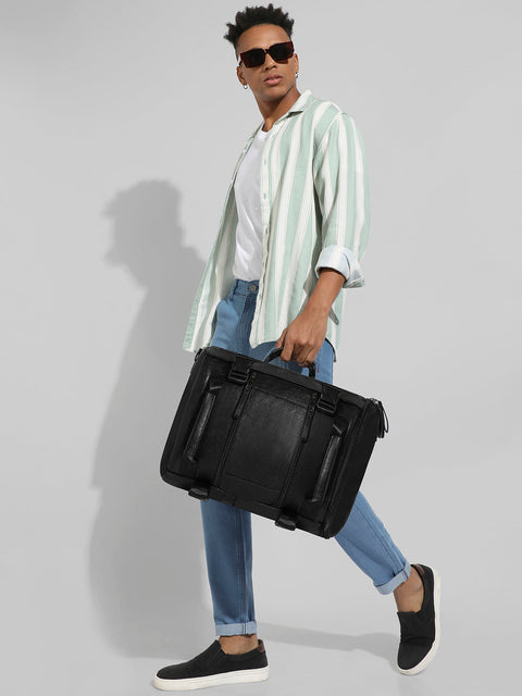 CAHOOT Men's The Everyday Essential Laptop Bag - Coal Black