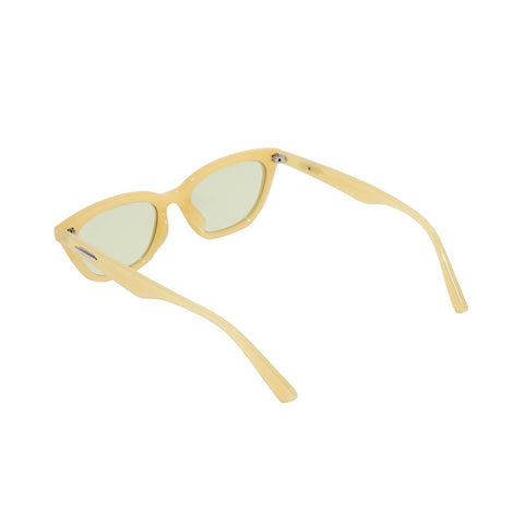 Chaos - Solid Cateye Sunglasses - Yellow
