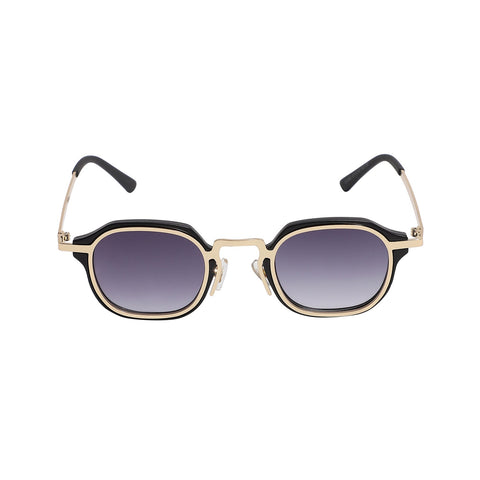 CAHOOT Solid Square Sunglasses - Gold & Black