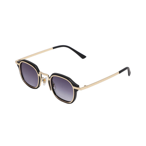 CAHOOT Solid Square Sunglasses - Gold & Black
