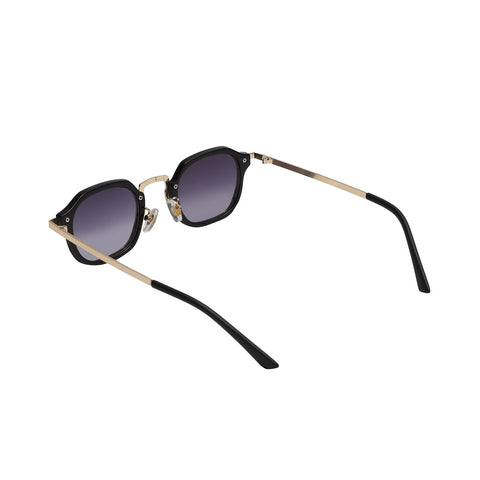 CAHOOT Solid Square Sunglasses - Gold & Black
