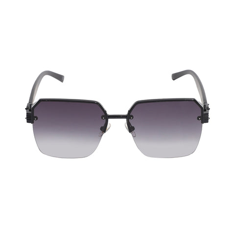CAHOOT Gradient Browline Sunglasses - Black