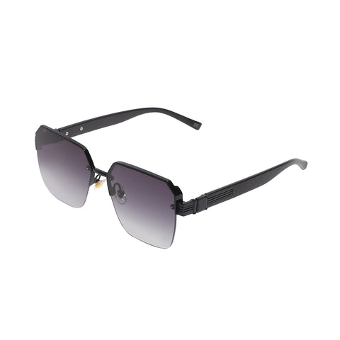 CAHOOT Gradient Browline Sunglasses - Black