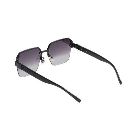 CAHOOT Gradient Browline Sunglasses - Black